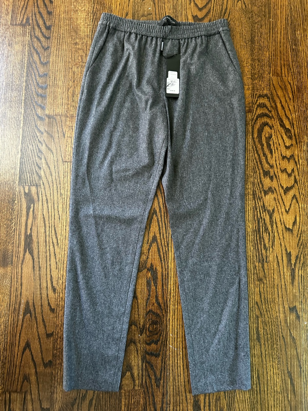 THAKOON Women’s Gray Wool Cashmere Jogging Pant 4 NWT